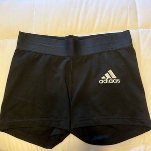 Tech-fit compression athletic adidas shorts for women
